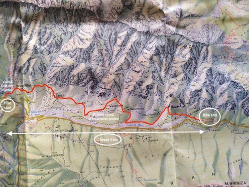Map Excursion Map Alps Italy Slovenia
