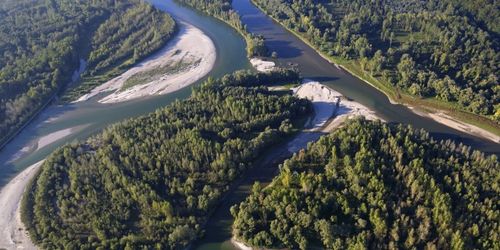 Confluence of Drava and Mur on the border between Croatia and Hungary: an impressive floodplain landscape! © Goran Safarek